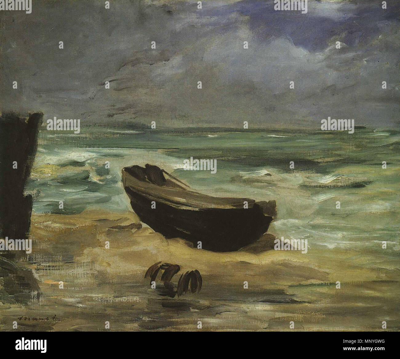 1289 Édouard Manet - Marée montante Stockfoto