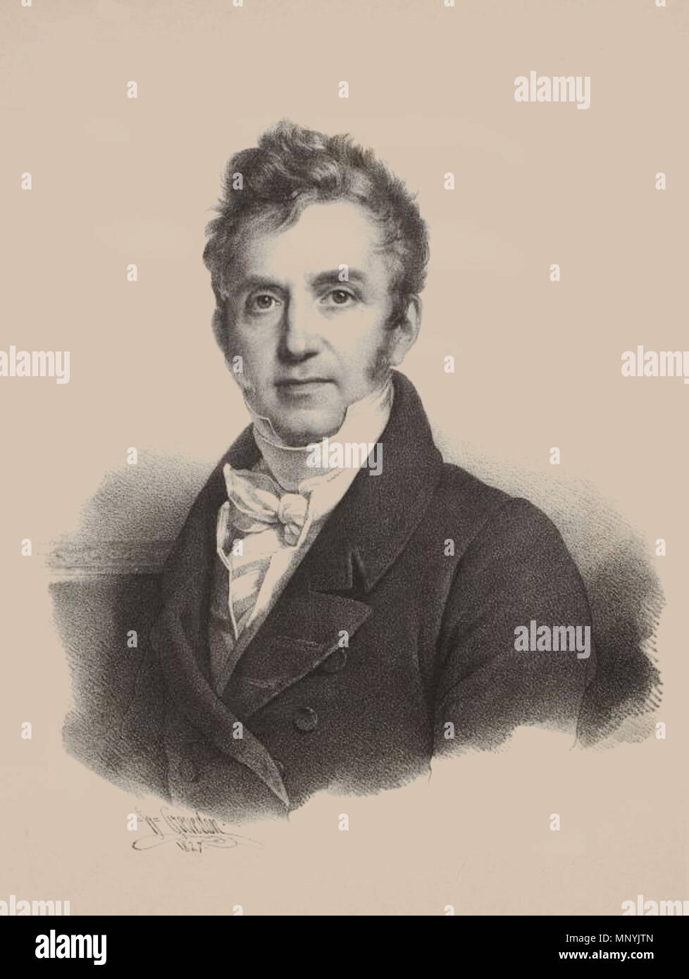 . Englisch: französischen Violinisten Pierre Rode (1774 - 1830). 1827. 988 Pierre Rode Stockfoto