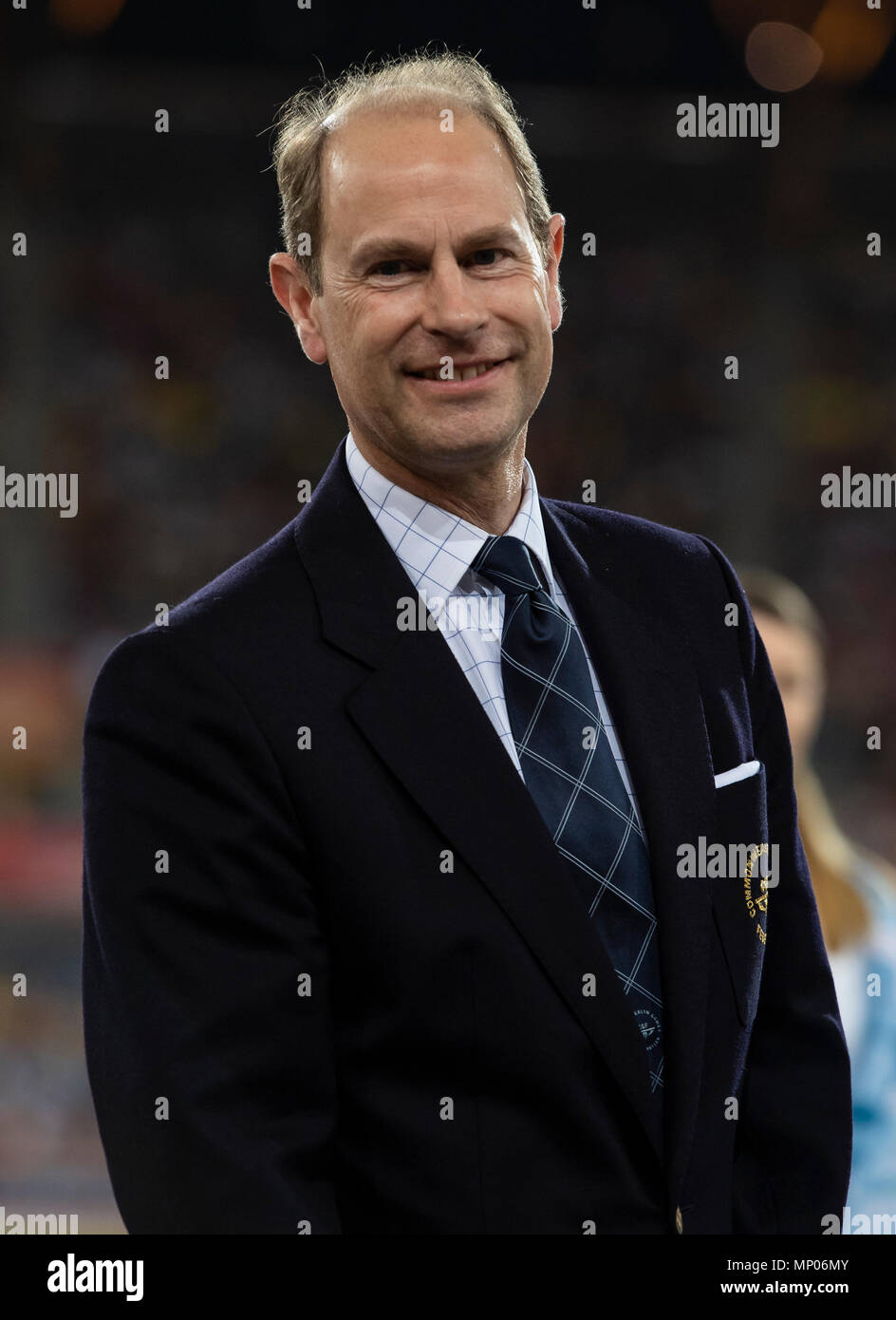 Prinz Edward, der Graf von Wessex-Commonwealth Spiele 2018 Stockfoto
