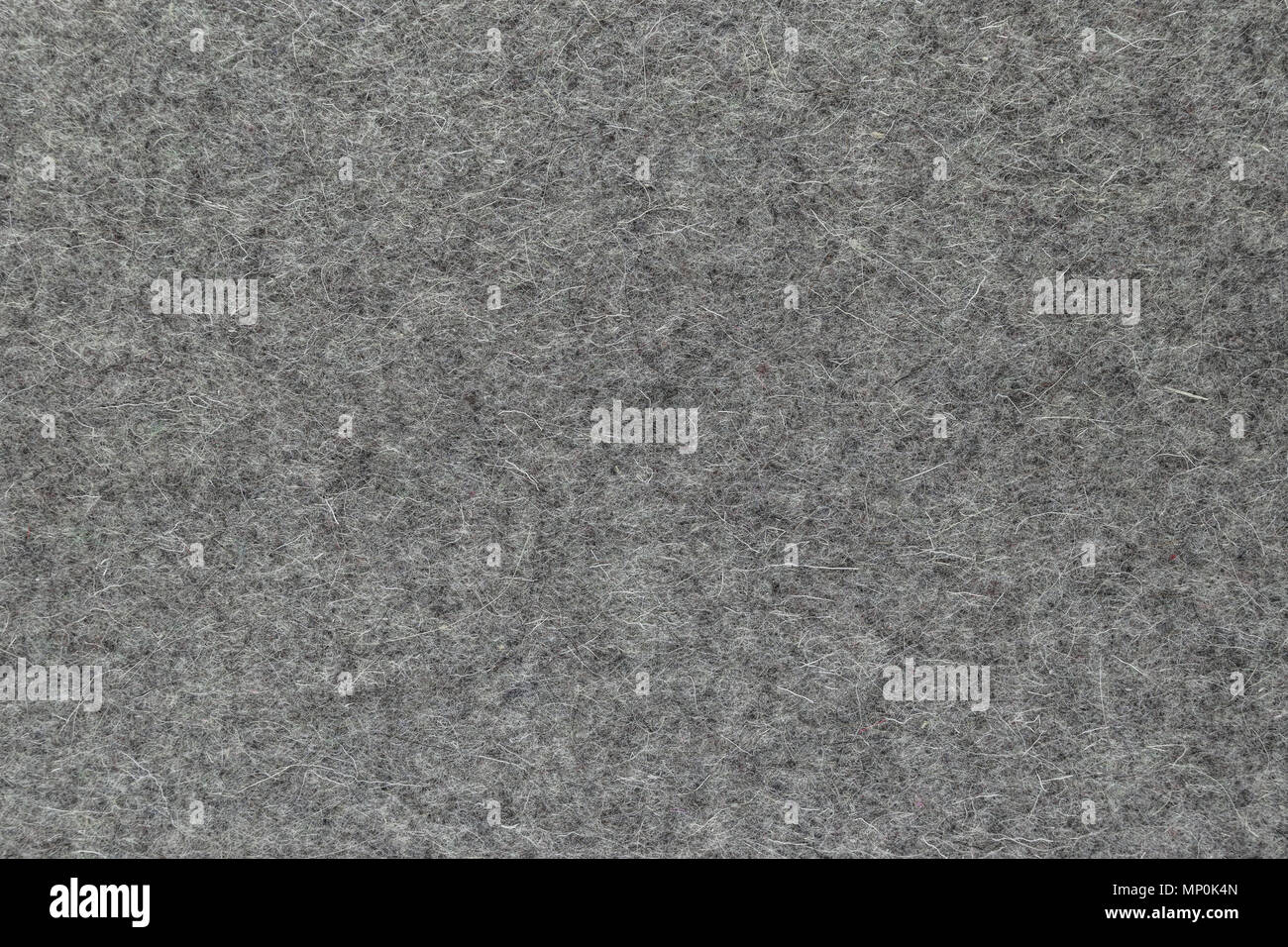 Scharfe und klare Hintergrund Oberflächentextur von grauem Filz Stockfoto