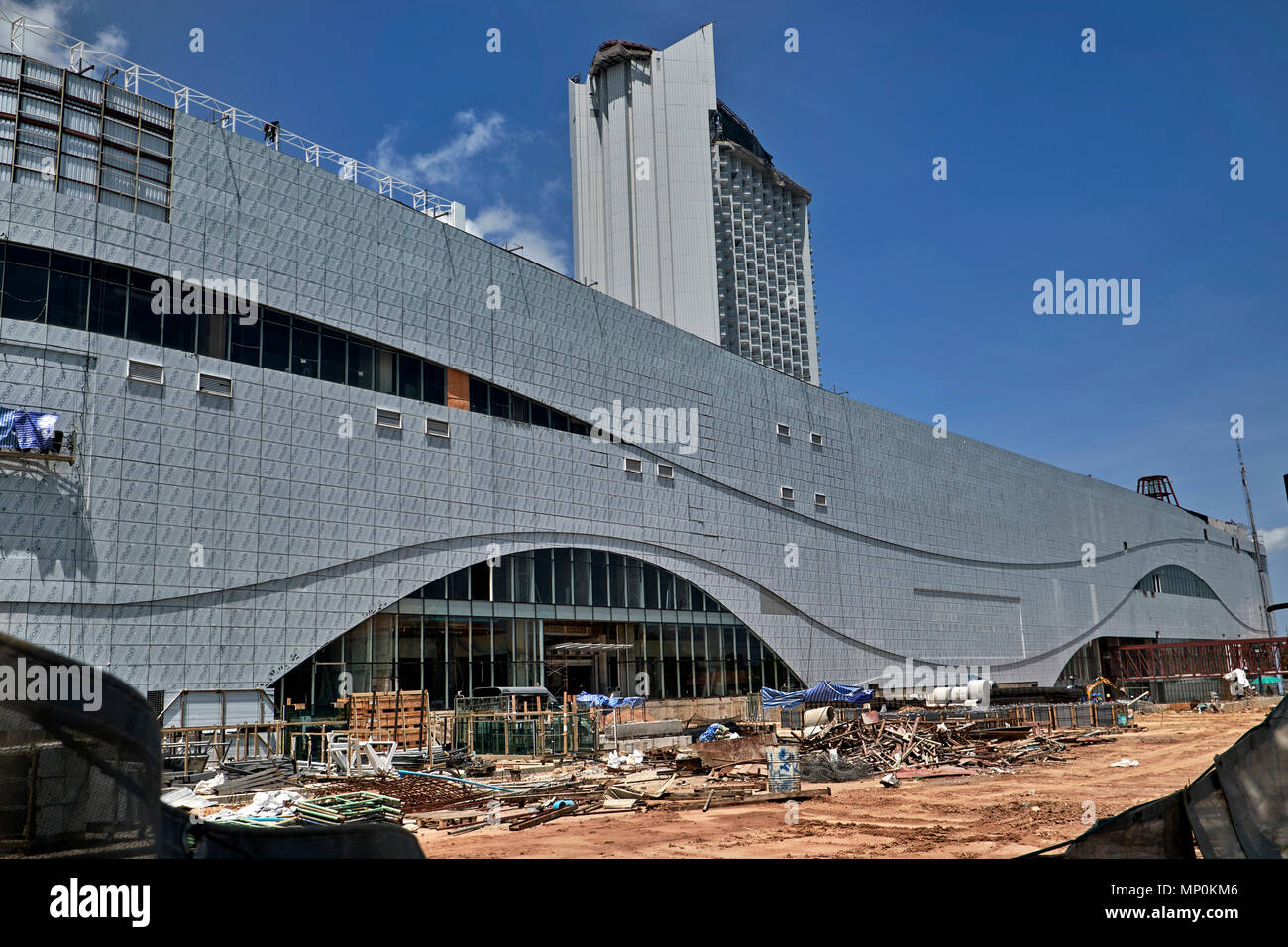 Thailand Baustelle. Bau eines neuen modernen Einkaufszentrum Klemme 21, Pattaya, Thailand, Südostasien Stockfoto