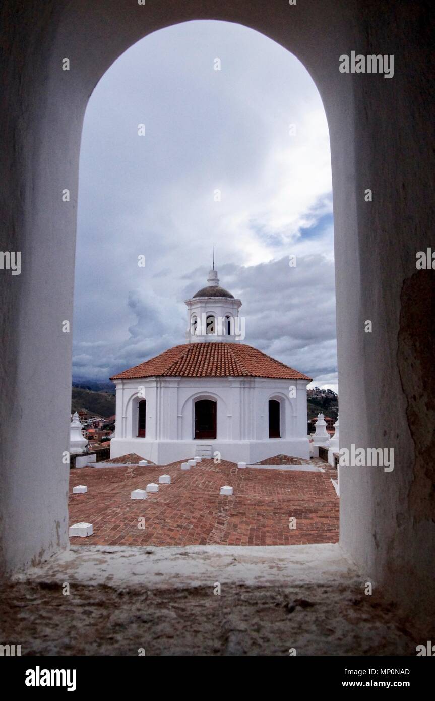 Sicht vom Kloster in Sucre, Bolivien Stockfoto