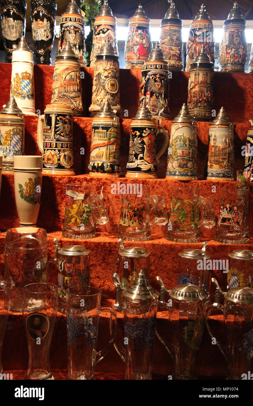 Deutscher Weihnachtsmarkt, Chicago Stockfoto