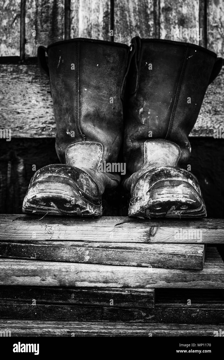 Müde Schuhe eine Pause. Gosport, Hampshire Uk Stockfoto