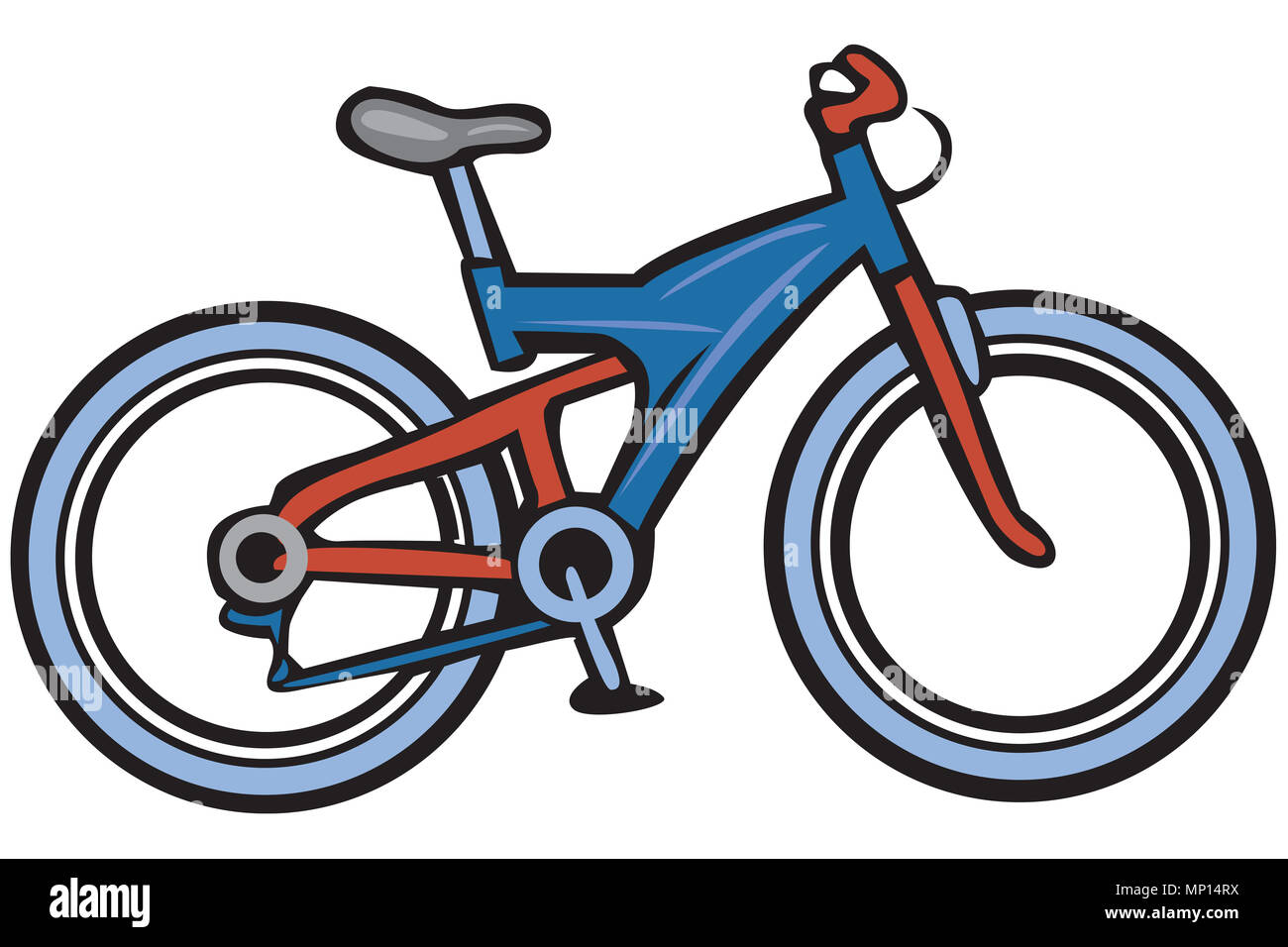 Abbildung Bild eines Sport-Zyklus Stockfoto
