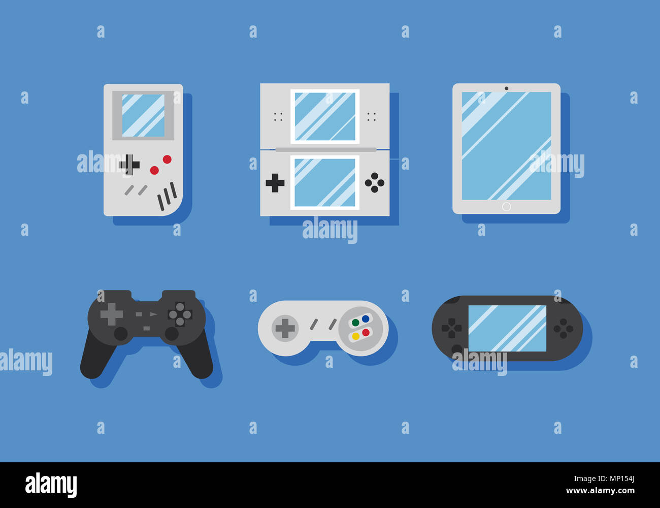 Abbildung: Game Controller. Stockfoto