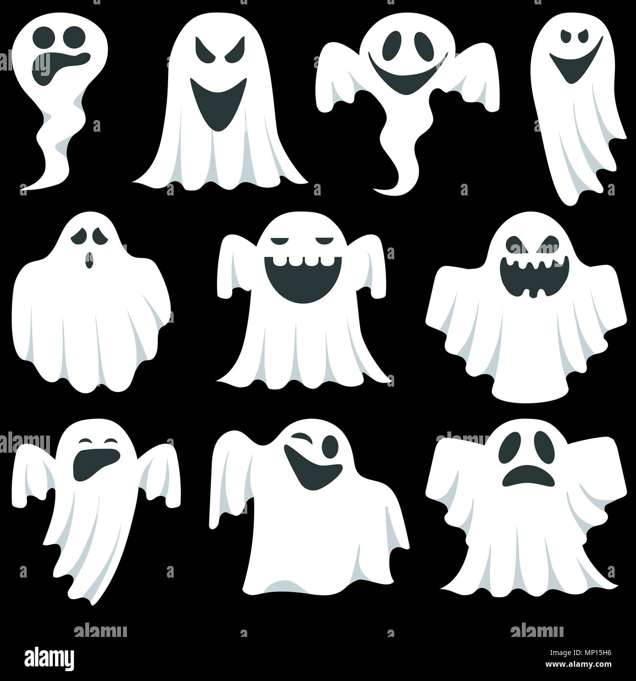 Abbildung: ein unheimliches Gespenst Stockfoto