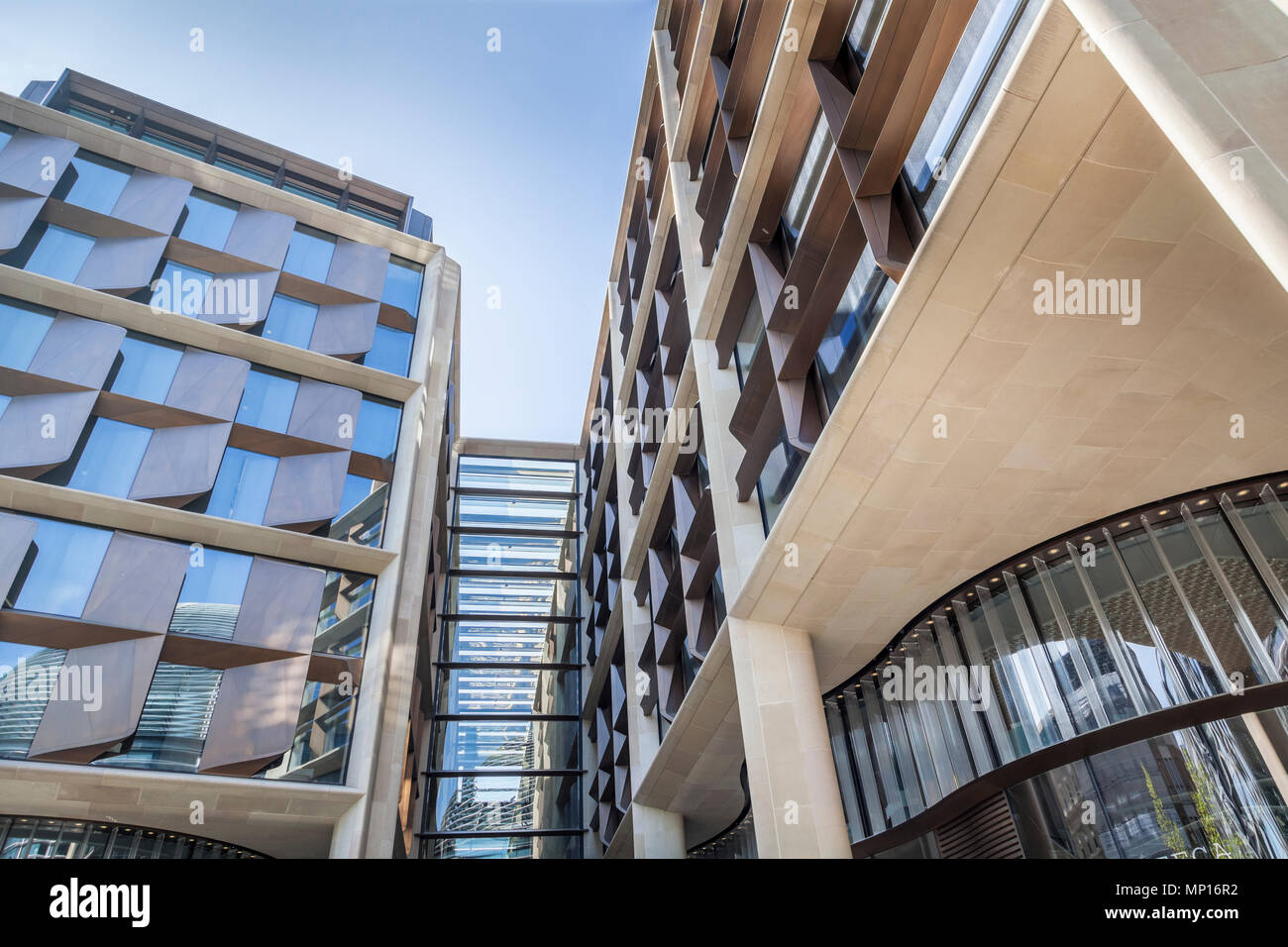 Bloomberg neue Zentrale in London. Stockfoto