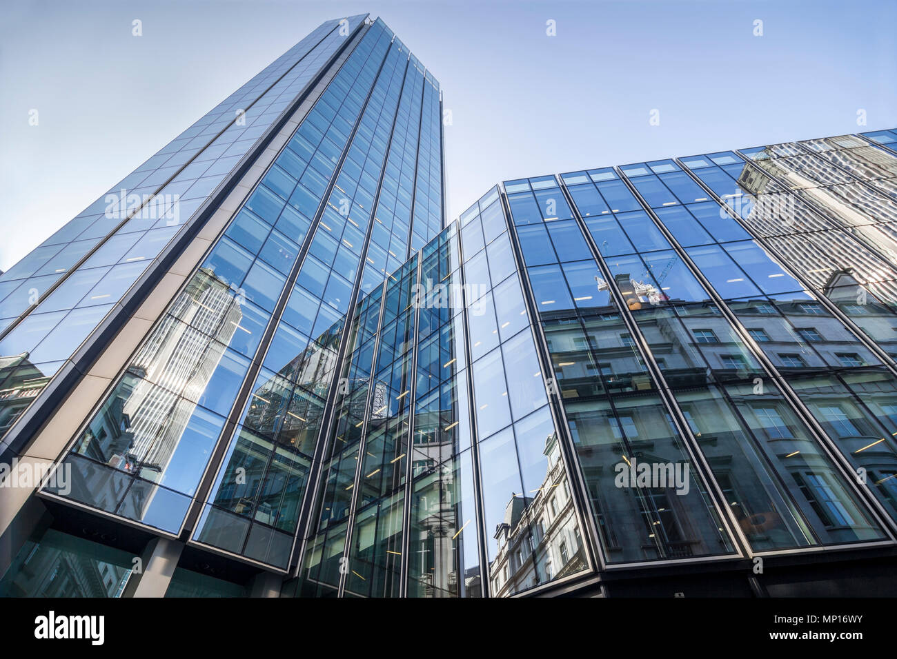 125 Old Broad Street, ehemaliger Standort der London Stock Exchange; Stockfoto