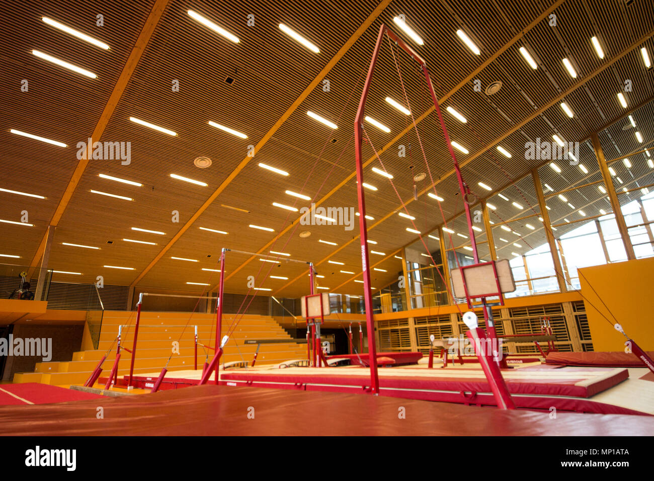 Gymnastik Center auf den Färöern Stockfoto