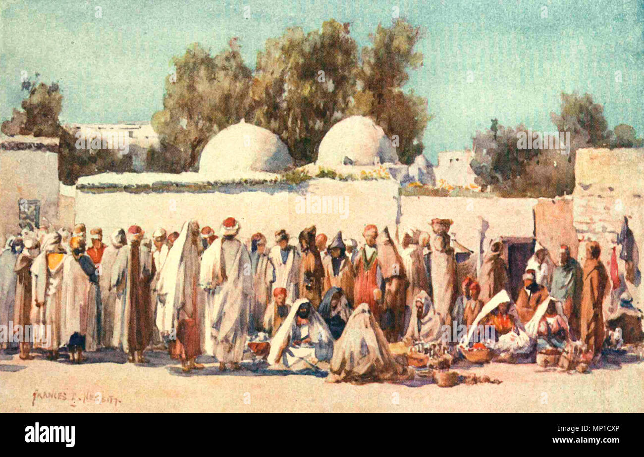 Ein Rag Fair in Algerien, ca. 1906 Stockfoto