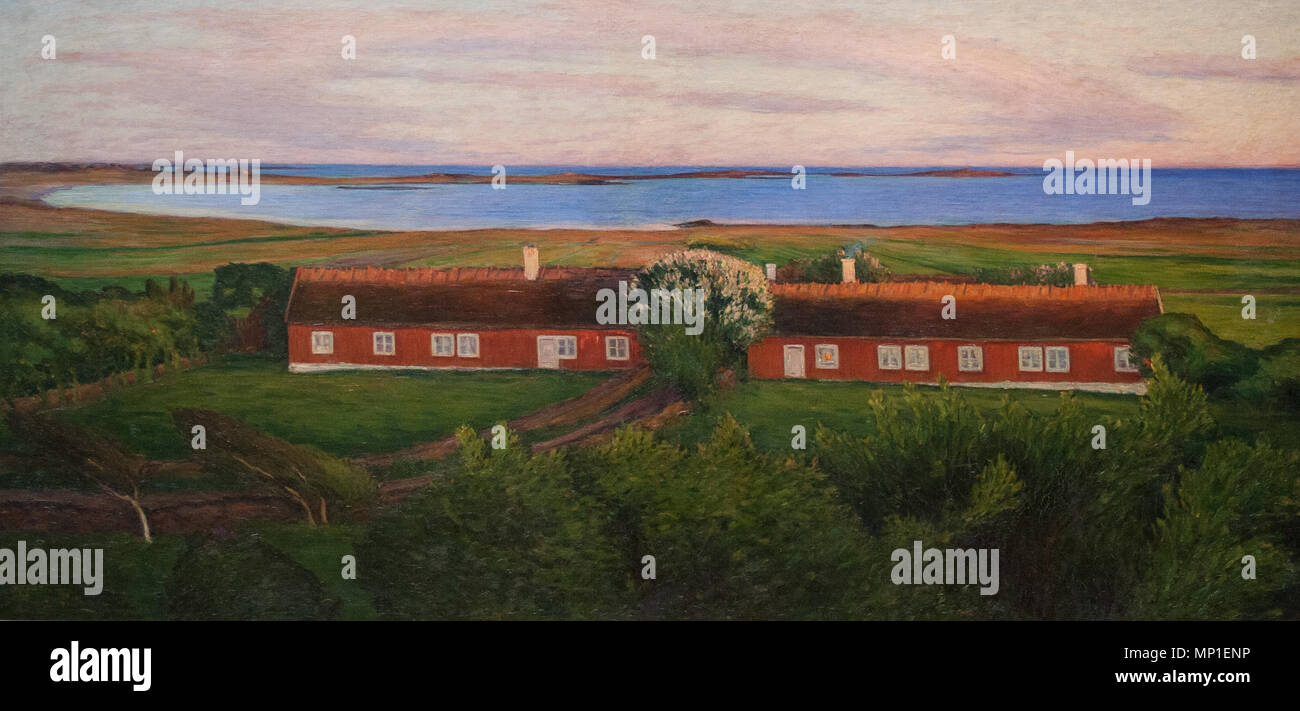 933 Nordström - der benachbarten Farm Häuser Stockfoto