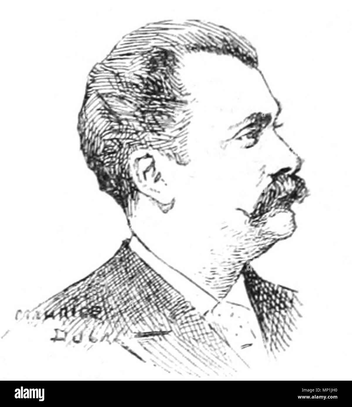 908 Moustier, René de Stockfoto