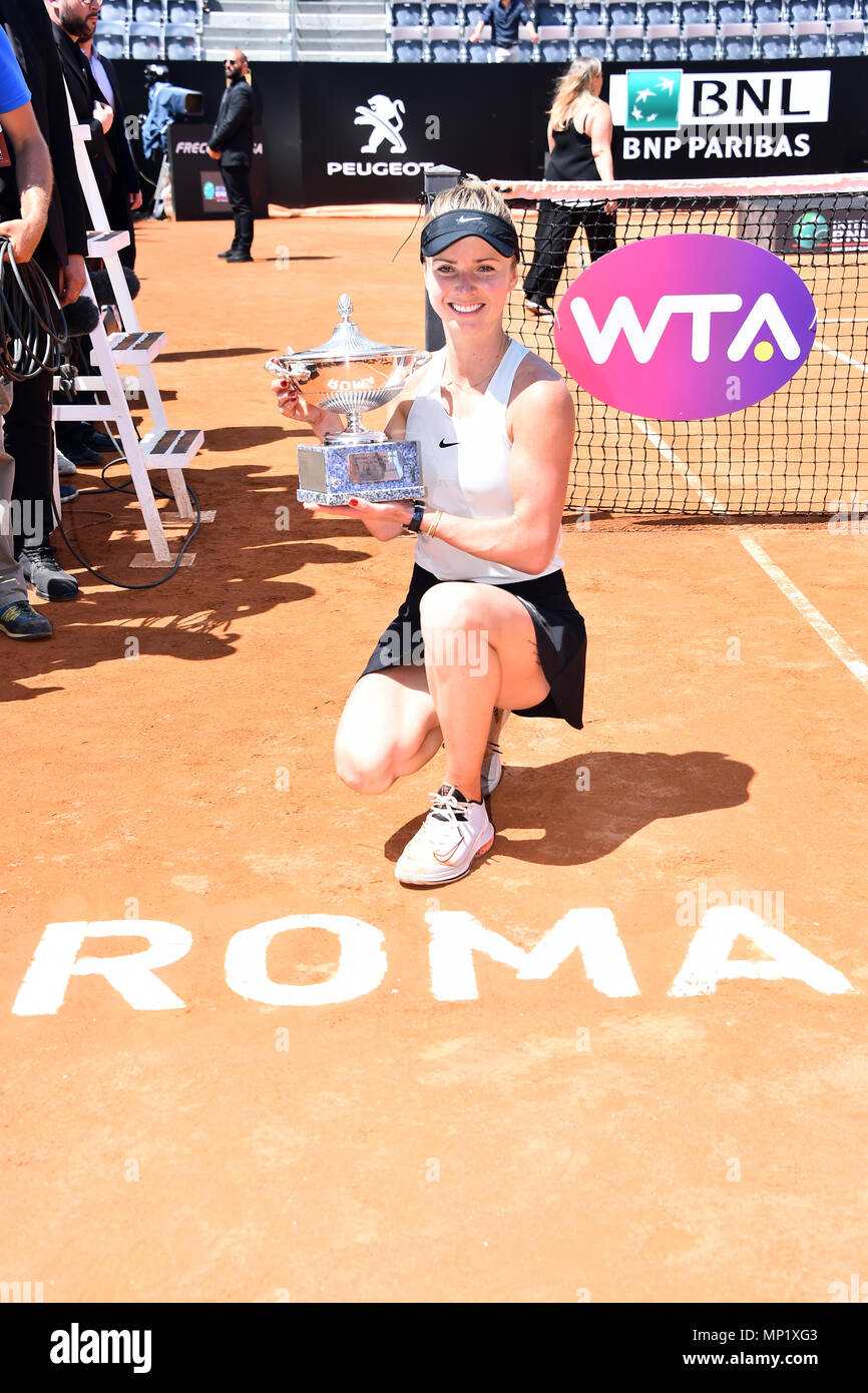 Rom, Italien. 20 Mai, 2018. Elina Svitolina gewinnen die Italian Open Tennis-Rome 20-Mai-2018 im Bild Elina Svitolina Foto Fotograf01 Gutschrift: Unabhängige Fotoagentur/Alamy leben Nachrichten Stockfoto