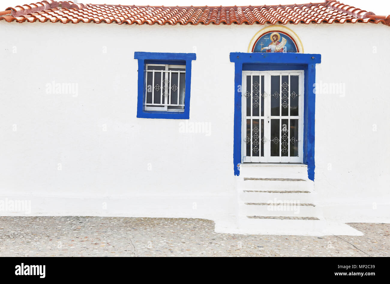 Saint Aimilianos Kirche in Porto Heli Argolis Griechenland Stockfoto