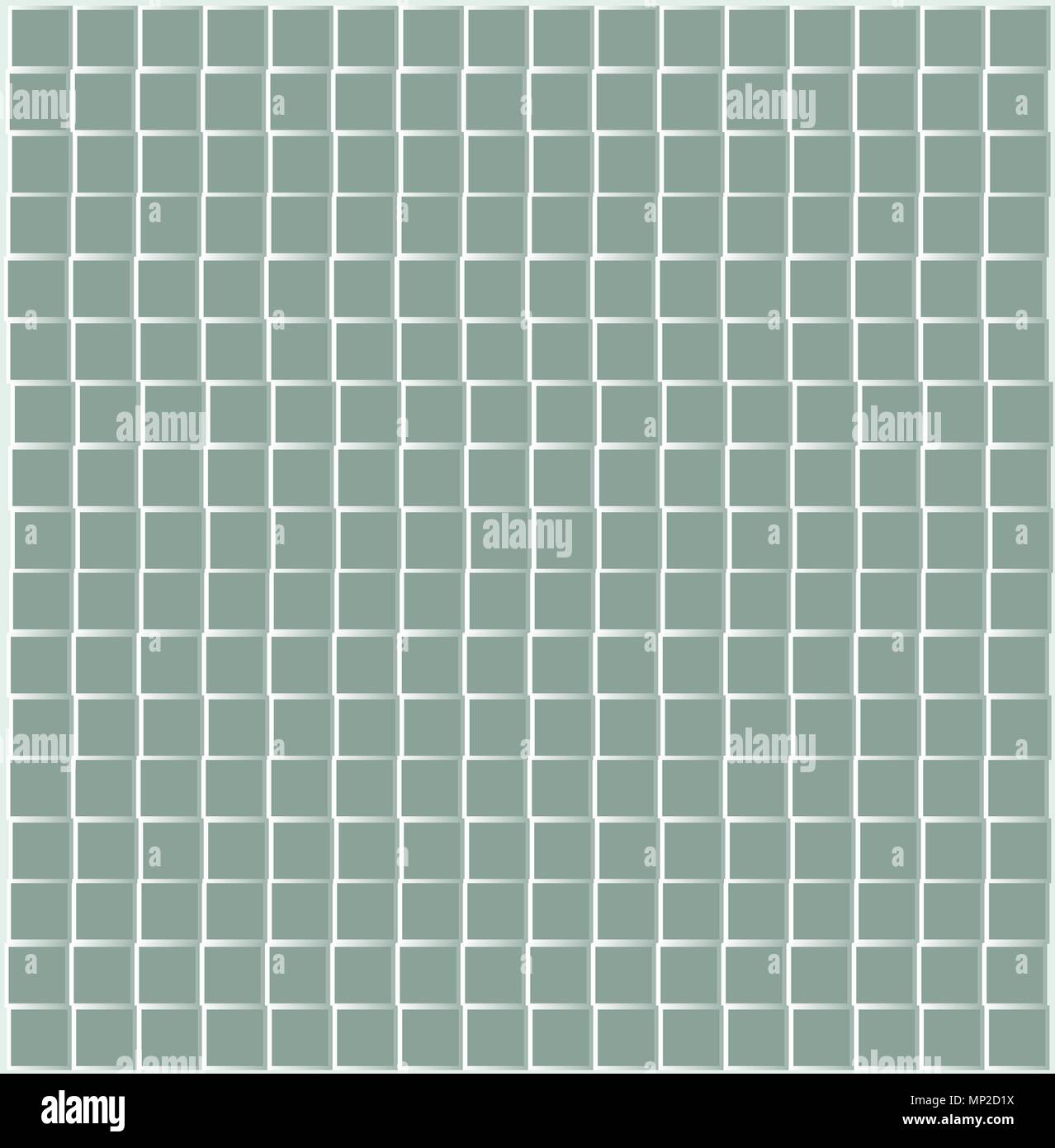 Mosaik aus einer Vielzahl von Quadraten Stock Vektor