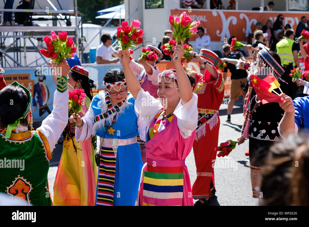 Berlin, Deutschland - Mai 20: die Menschen feiern Karneval der Kulturen (Karneval der Kulturen), Berlin, Deutschland Stockfoto