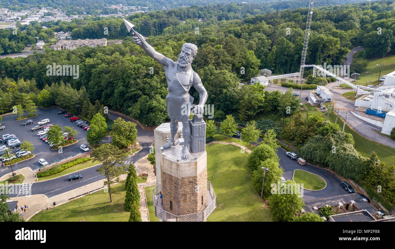 Die Vulcan Statue, Vulcan Park, Birmingham, Alabama, USA Stockfoto