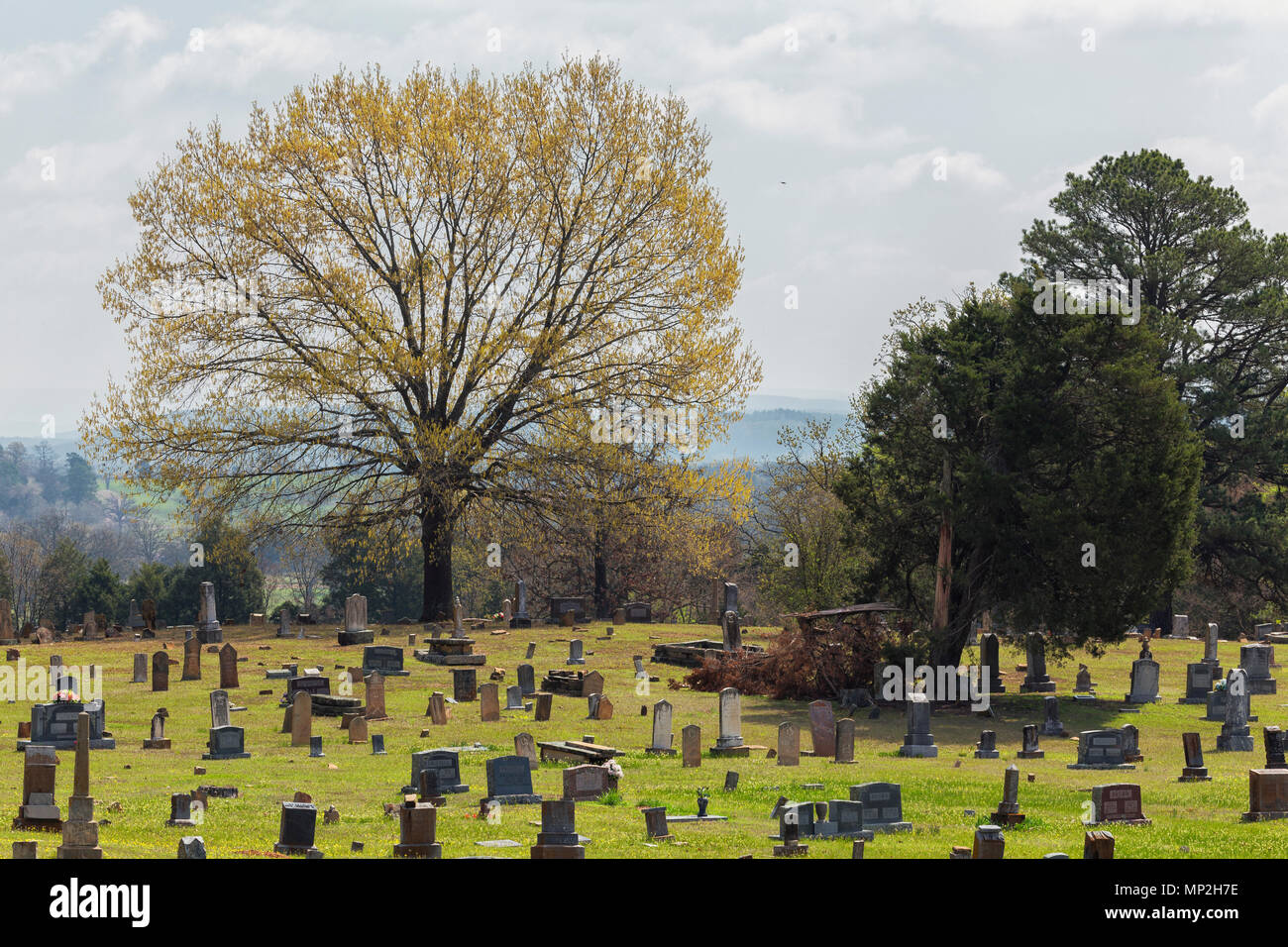 In Scott County, Arkansas am 30. März 2018 Stockfoto