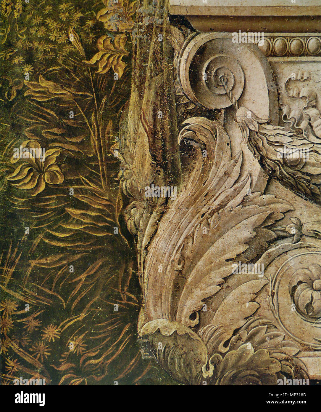 836 Léonard de Vinci - annonciation 1. Stockfoto