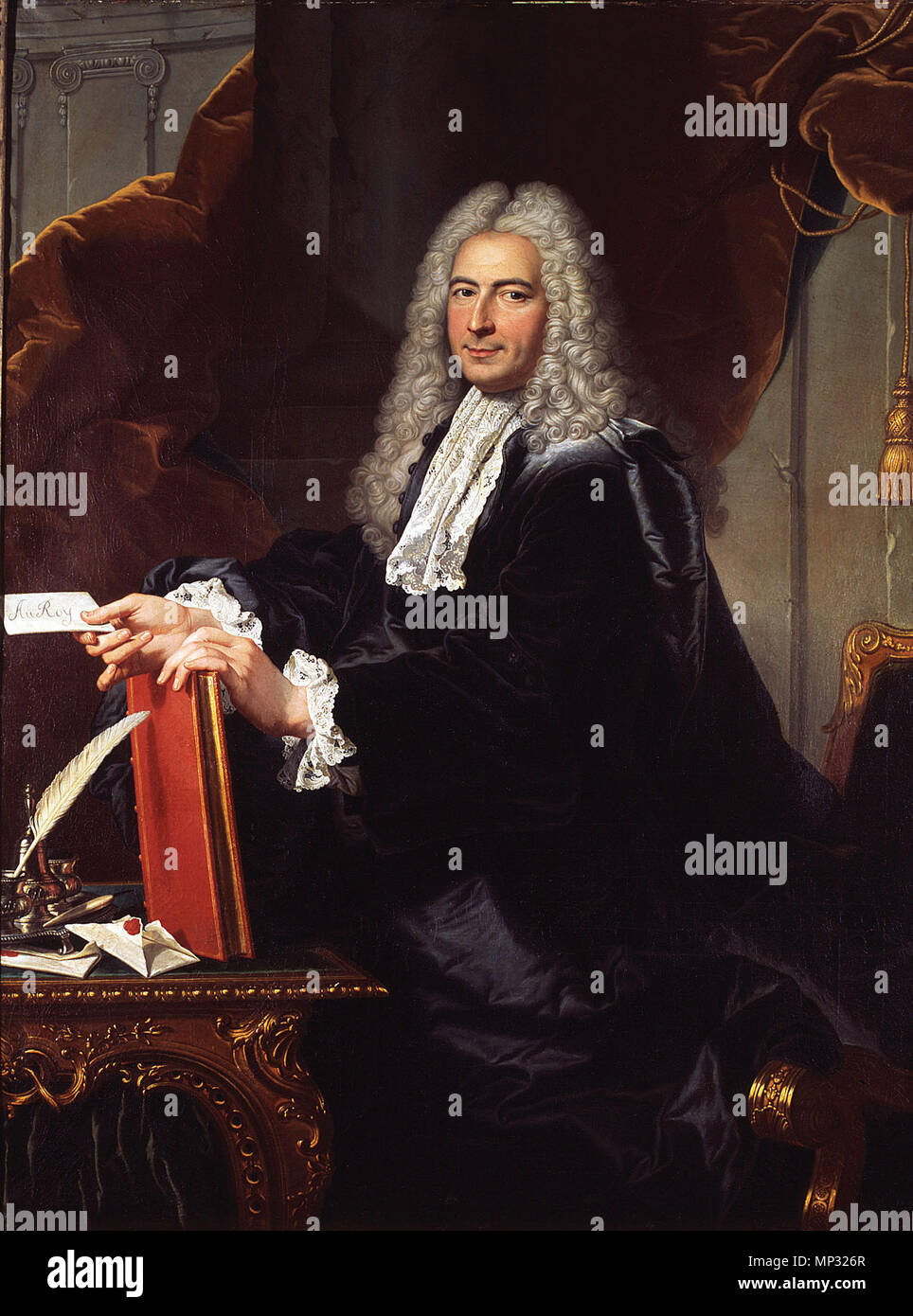 Französisch: Portrait de Philibert Orry, contrôleur général des Finances (1689-1747) ca. 1738. 947 Orry, Philibert Stockfoto