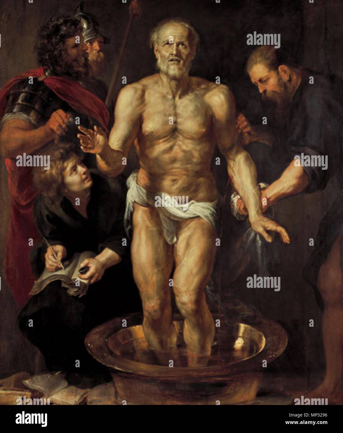Deutsch: Der sterbende Seneca 1612/1613. 1076 Rubens-Der sterbende Seneca Stockfoto