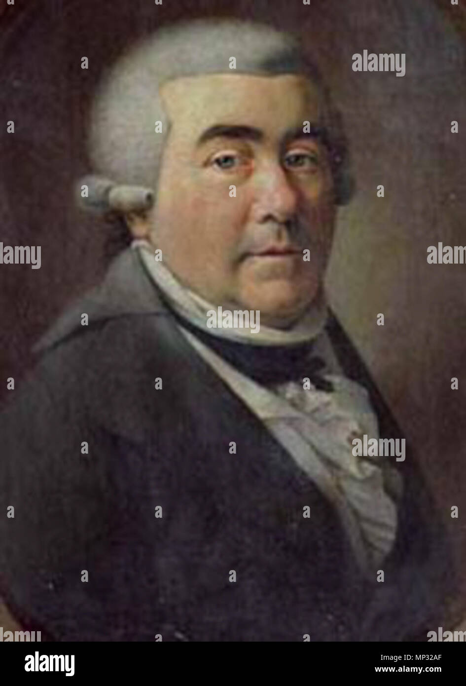 . Portrait von Johann Christian Koppe (1757-1827) Ende des 18. Jahrhunderts. 773 KoppeJC Stockfoto