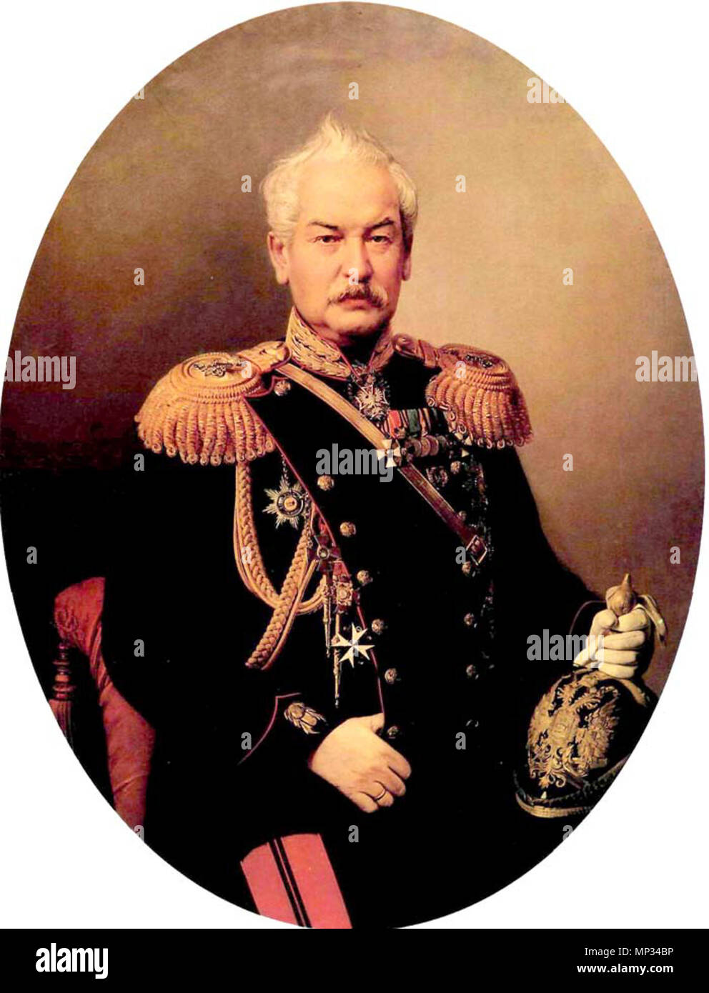 . Schwarz Vladimir Maksimovitch. 1875. S. S. Zabolotskiy 1106 Schwarz Vladimir Maksimovitch durch Zabolotskiy Stockfoto
