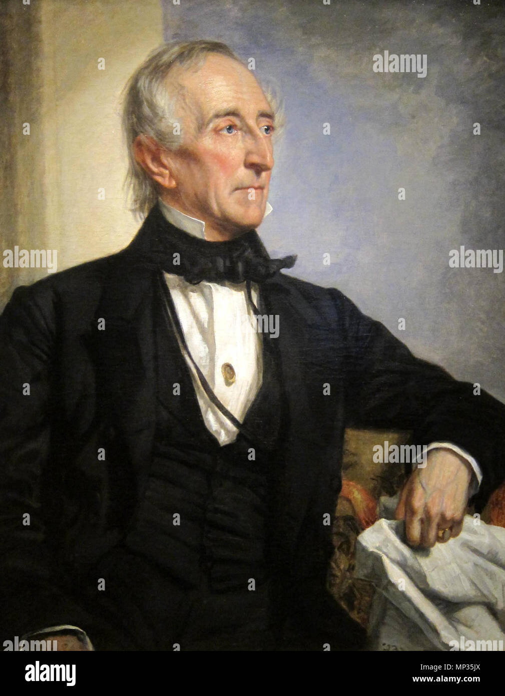 Englisch: Portrait von John Tyler. Transfer vom Nationalen Museum für amerikanische Kunst; Geschenk von Freunden des Nationalen Instituts. 1859. 735 John Tyler von George S. A. Healy Stockfoto