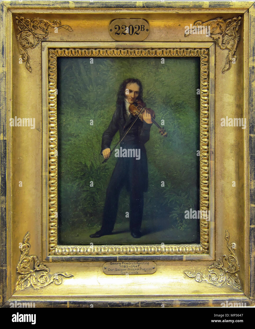 English: Der Geiger Nicolo Paganini zwischen 1830 und 1831. 763 Kersting-Nicolo Paganini Stockfoto