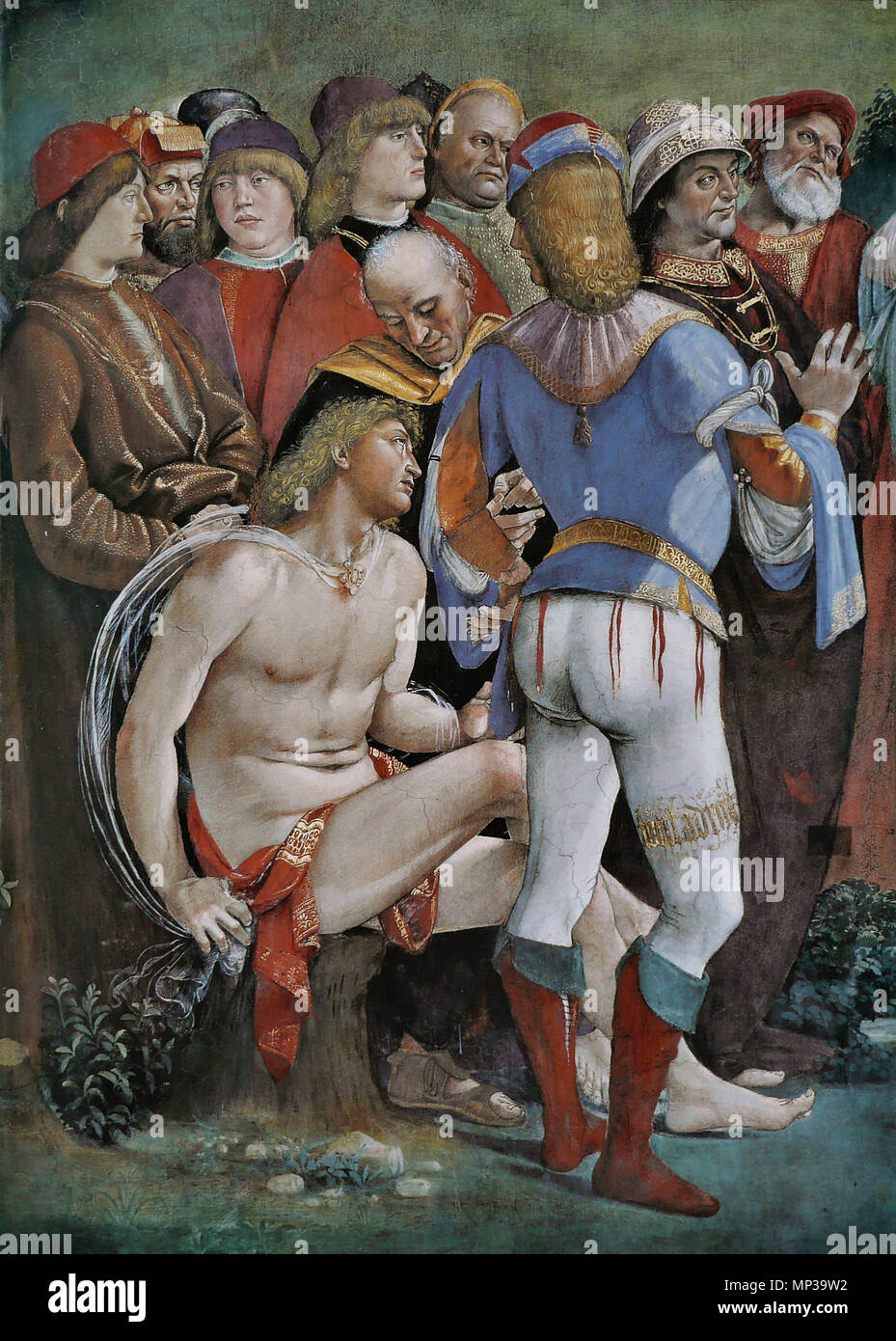 829 Luca Signorelli - Testamento e Morte di Mosè Stockfoto