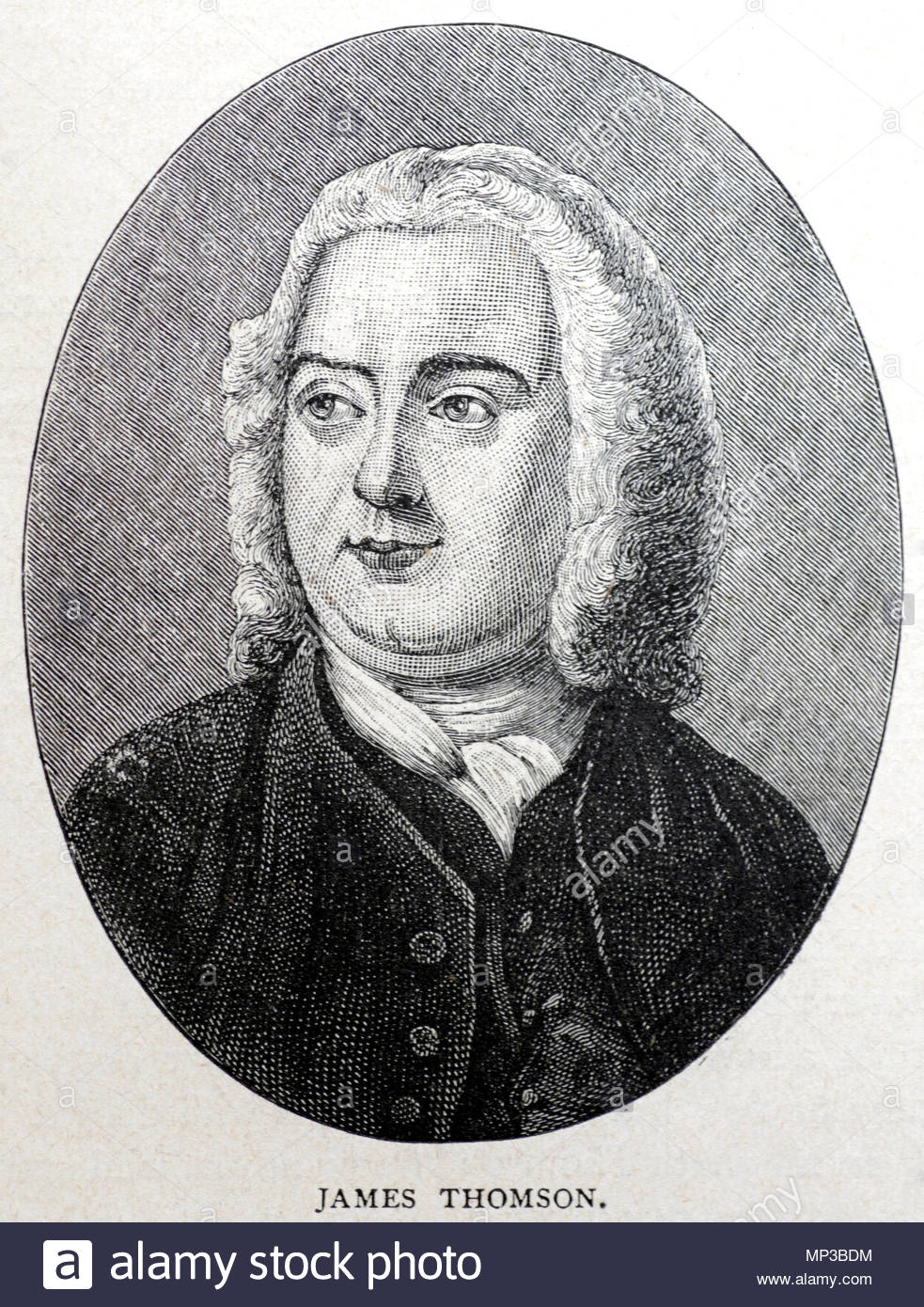 James Thomson 1700 – 1748, war ein schottischer Dichter und Dramatiker, bekannt für das britische patriotische Lied, das aus seinem Gedicht "Rule, Britannia" stammt, Illustration von 1898 Stockfoto
