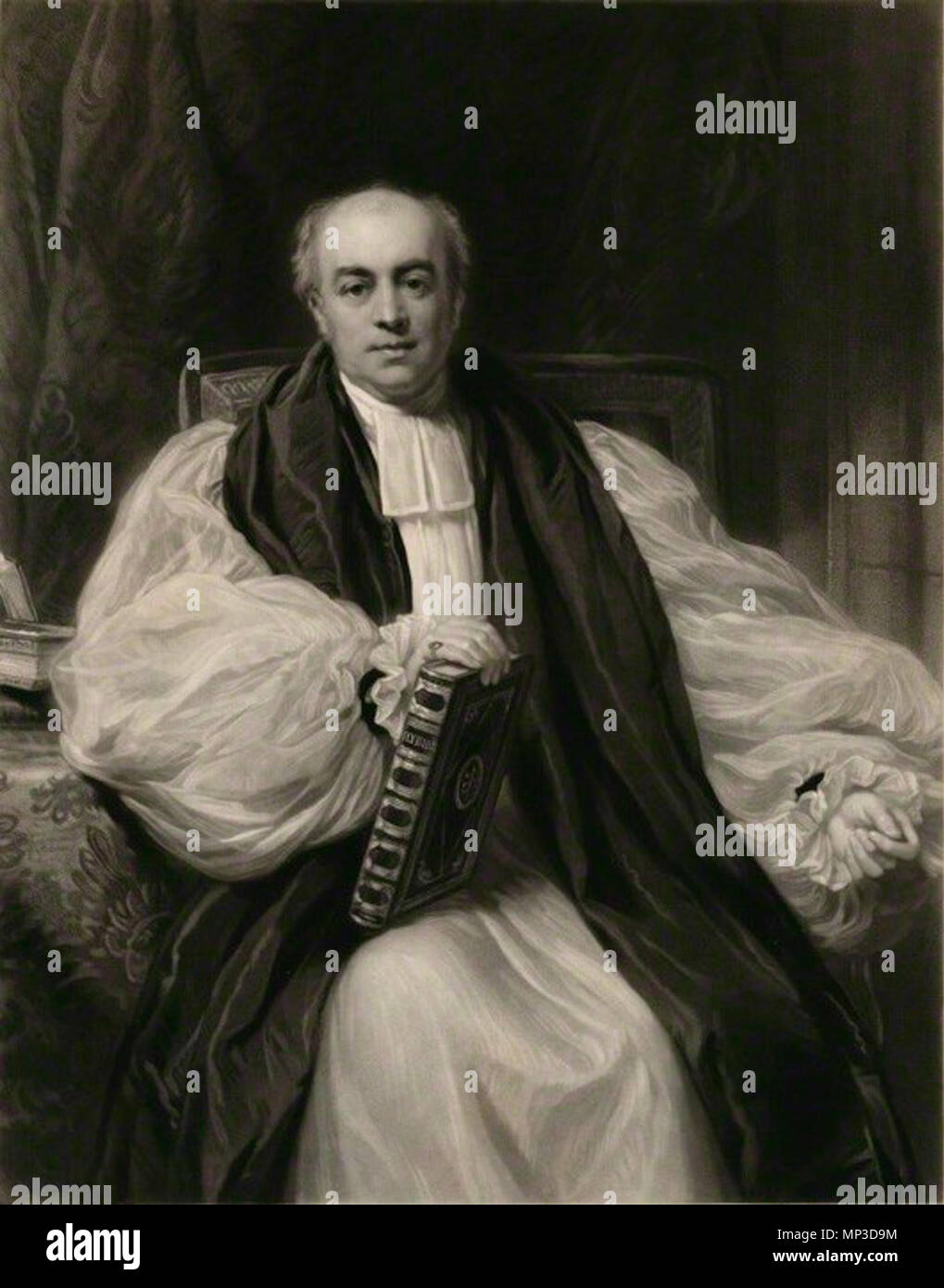 NPG D 32496; Samuel Butler. Englisch: Samuel Butler, Bischof von Lichfield. veröffentlicht 1838. Samuel Cousins (1801-1887) Alternative Namen Vetter, Samuel Beschreibung britischen Graveur Geburtsdatum / Tod 9 Mai 1801 7 Mai 1887 Ort der Geburt / Todes Exeter London Arbeiten Standort Großbritannien Authority control: Q 1473247 VIAF: 39650401 ISNI: 0000 0000 6662 0078 ULAN: 500003565 83227320 LCCN: n NLA: 36044398 WorldCat nach Thomas Phillips (1770 - 1845) Beschreibung Englisch Maler Geburtsdatum / Tod 18. Oktober 1770 20. April 1845 Ort der Geburt / Todes Dudley in London arbeiten Standort Stockfoto