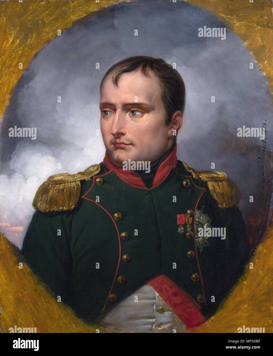 Der Kaiser Napoleon I.. Englisch: Der Kaiser Napoleon I.. 1815. 1172 Der Kaiser Napoleon I. Stockfoto