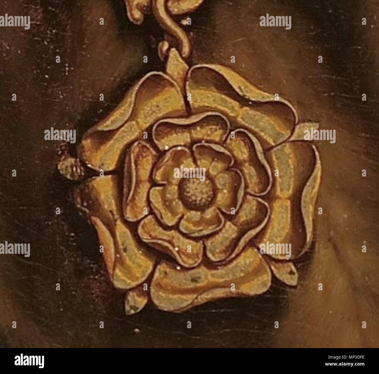 . 1207 Tudor Rose von Holbeins Portrait von Mehr Stockfoto