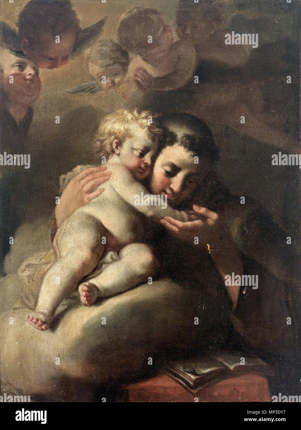 Z002. Deutsch: Hl. Antonius mit dem Christuskind. 18. Kreis von Paul Troger (1698-1762) Alternative Namen Troger; s. Troger Beschreibung österreichische Maler Geburtsdatum / Tod 30. Oktober 1698 20. Juli 1762 Ort der Geburt / Todes Welsberg bei Zell im Pustertal Wien Standort Wien, Österreich, Mähren, Ungarn Authority control: Q 687059 VIAF: 13103130 ISNI: 0000 00006675 1537 ULAN: 500028379 LCCN: n 86055520 WGA: TROGER, Paul WorldCat 966 Paul Troger Antonius mit dem Christuskind Stockfoto