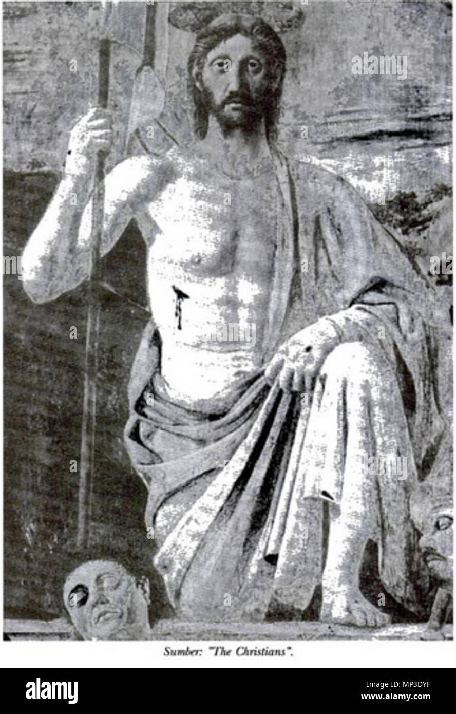 . Englisch: Auferstehung von Piero della Francesca. Piero della Francesca ( - 1492) Alternative Namen Geburt Name: Pietro di Benedetto dei Franceschi; Pietro Borgliese Beschreibung italienischen Maler und Mathematiker Geburtsdatum / Tod zwischen ca. 1410 und ca. 1420 vom 12. Oktober 1492 Ort der Geburt / Todes Sansepolcro Sansepolcro Arbeit Ort Sansepolcro, Arezzo, Rimini, Rom Authority control: Q 5822 VIAF: 41861623 ISNI: 0000 0001 2129 7163 ULAN: 500006339 50072224 LCCN: n NLA: 36557157 WorldCat 776 Kristologi Stockfoto