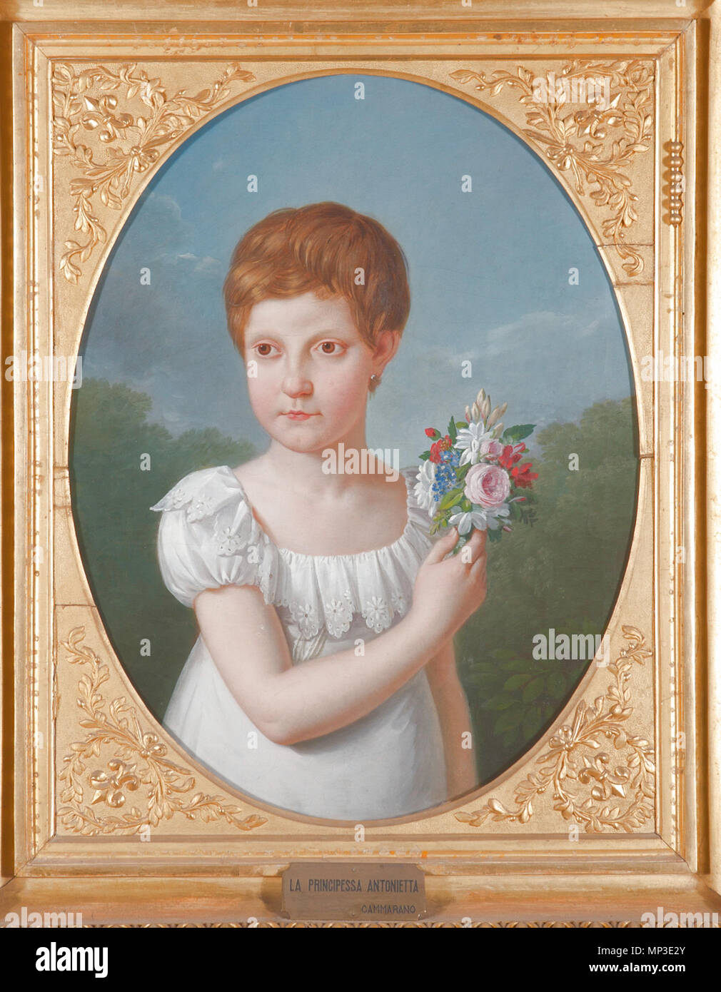 . Italiano: Ritratto della Principessa Antonietta. 1820. 1063 Ritratto della Principessa Antonietta Stockfoto