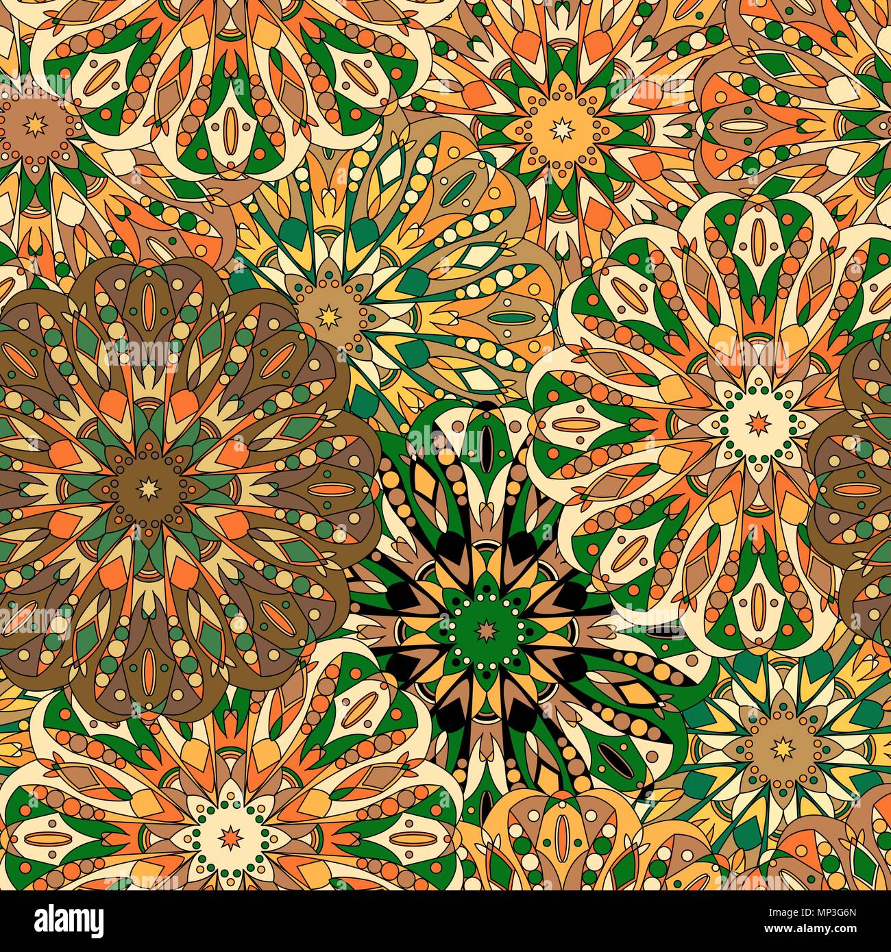 Vintage dekorative Muster. Islam, arabische, indische, osmanische Motive. Perfekt für den Druck auf Stoff oder Papier. Kann für die Grußkarte oder Broschüre b verwendet werden. Stock Vektor