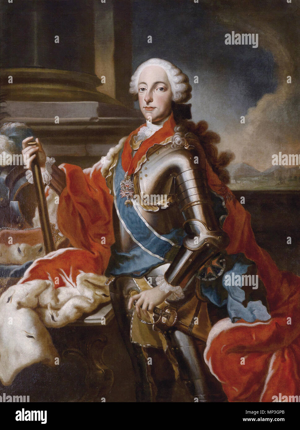 Kurfürst Maximilian III Joseph von Bayern (1727-1777) 878 Maximilian III Joseph von Bayern von Georges Desmarées Stockfoto