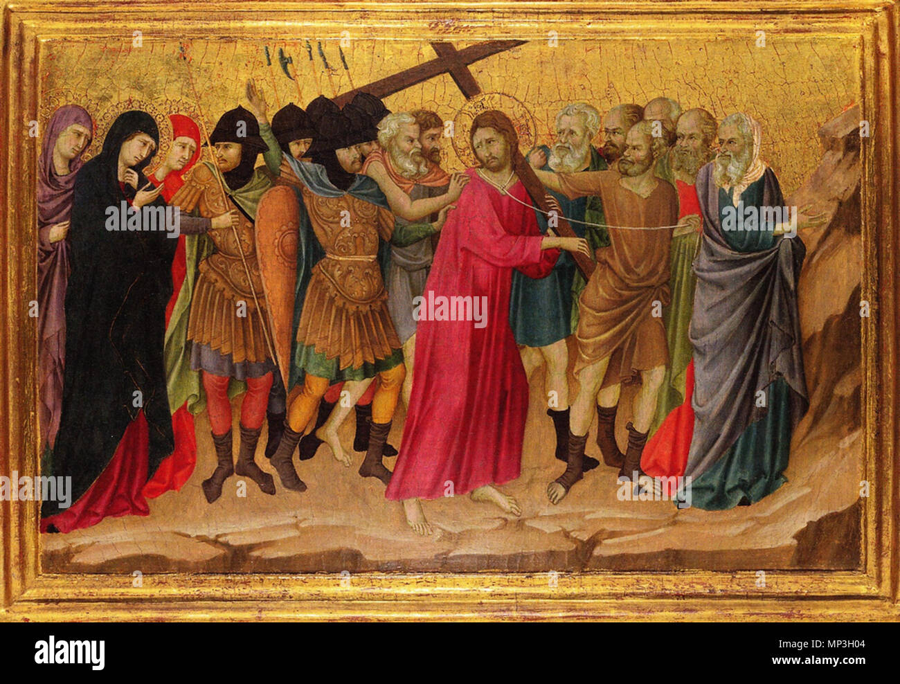 . Italiano: Ugolino di Nerio - Tavole dal Polittico di Santa Croce in Florenz, 1325-1328 Salita al Calvario, 40,8 x 58,5 cm tempera Materiali e Oro su tavola Collocazione National Gallery, London. 1. juli 2011, 06:28:14. Ugolino di Nerio (1280 - 1330) Beschreibung italienischen Maler und Journalist Geburtsdatum / Tod ca. 1280 ca. 1349 Ort der Geburt / Todes Siena Siena Arbeiten Zeitraum 1 Drittel des 14. Jahrhunderts arbeiten Ort Siena Authority control: Q 1357686 VIAF: ULAN: 500008502 95732987 LCCN: Nr 91028515 WGA: UGOLINO DI NERIO GND: 128819316 WorldCat 1211 Ugolino di Nerio - Polittico d Stockfoto