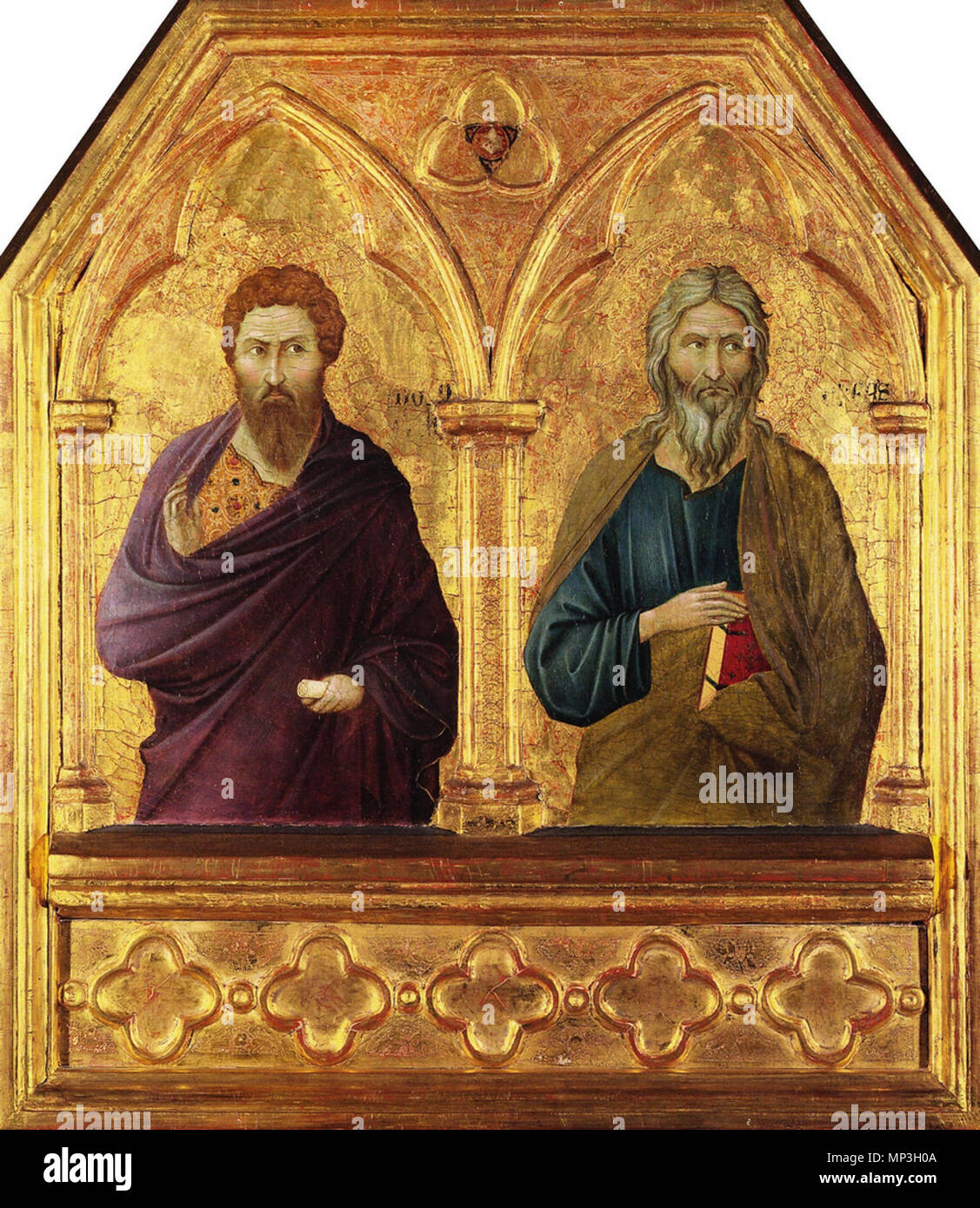 . Italiano: Ugolino di Nerio - Tavole dal Polittico di Santa Croce in Florenz, 1325-1328 Santi Bartolomeo e Andrea, 70 x 62 cm tempera Materiali e Oro su tavola Collocazione National Gallery, London. 1. juli 2011, 06:28:21. Ugolino di Nerio (1280 - 1330) Beschreibung italienischen Maler und Journalist Geburtsdatum / Tod ca. 1280 ca. 1349 Ort der Geburt / Todes Siena Siena Arbeiten Zeitraum 1 Drittel des 14. Jahrhunderts arbeiten Ort Siena Authority control: Q 1357686 VIAF: ULAN: 500008502 95732987 LCCN: Nr 91028515 WGA: UGOLINO DI NERIO GND: 128819316 WorldCat 1211 Ugolino di Nerio - Polittic Stockfoto