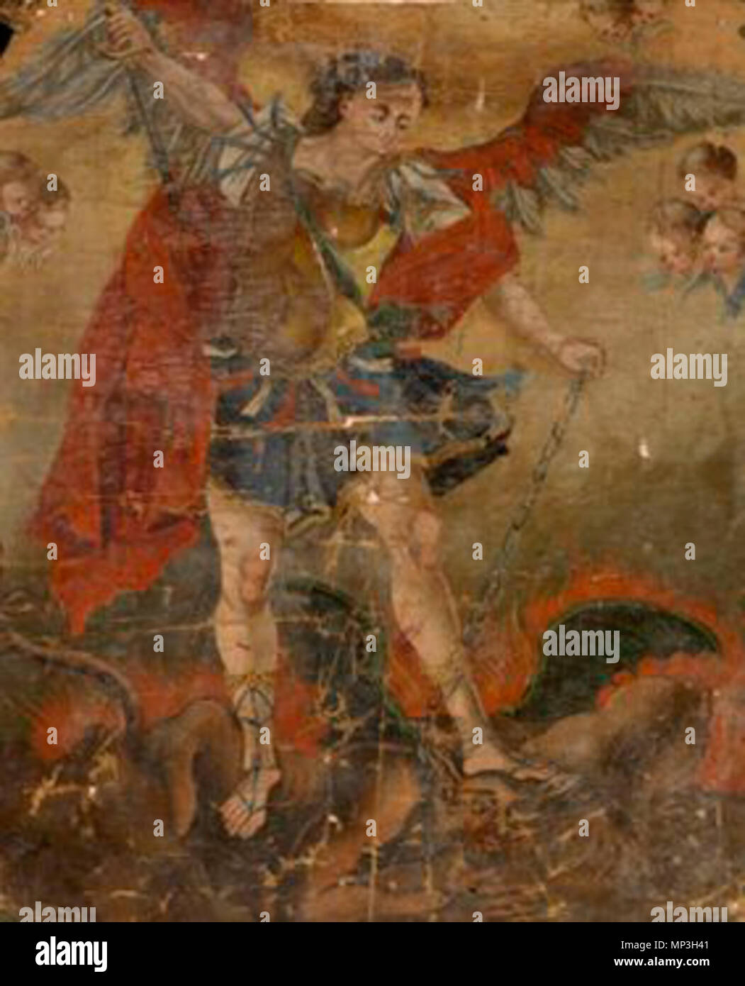 1557 001 N Slovenščina: Nadangel Mihael aus dem 19. Jahrhundert. 916 Nadangel Mihael (19.st.) Stockfoto