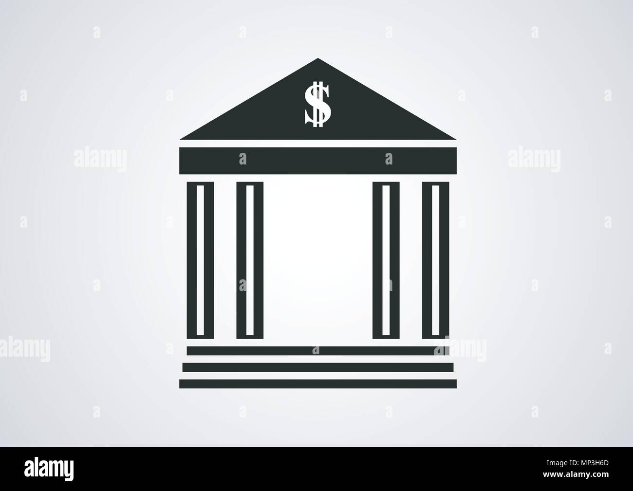 Vektor Design des banking Ort logo Stock Vektor