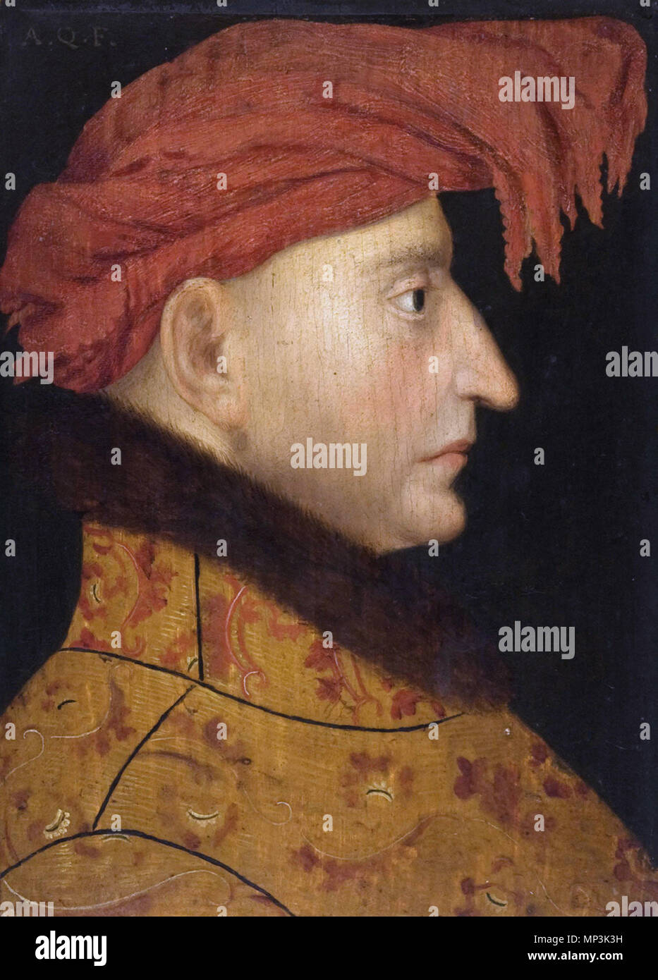 Ludwig II. von Anjou, König von Neapel und Sizilien Louis II. von Anjou, König von Neapel und Sizilien. Englisch: Nach einer Tusche und Aquarell Zeichnung in der Bibliotheque Nationale, Paris. 19. Nach dem 15. Jahrhundert. 823 Ludwig II. von Anjou, König von Neapel und Sizilien nach einem Tusche und Aquarell Zeichnung in der Bibliotheque Nationale, Paris Stockfoto