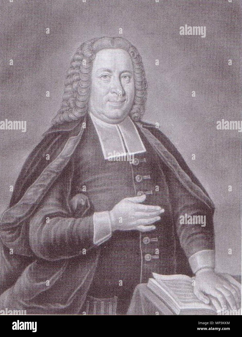 . English: Porträt von Johann Jakob Quandt (1686-1772). Vor 1767. 726 Johann Jakob Quandt Stockfoto