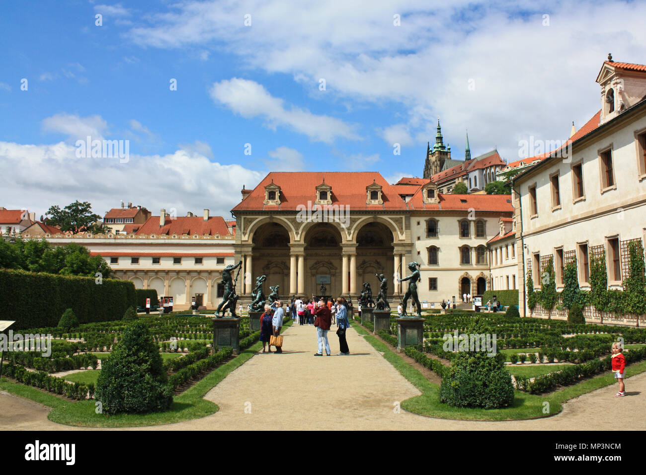 Wallenstein-Palais in Prag Stockfoto