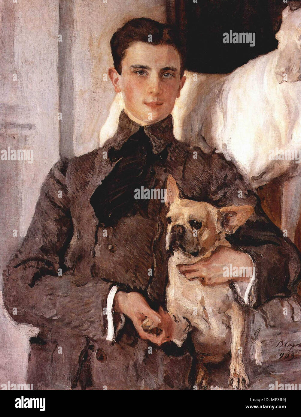 . Portrait von Graf Felix Sumarokov-Elstone, später Fürst Jussupow. 1903. 1018 Portrait von Graf Felix Sumarokov-Elston Stockfoto