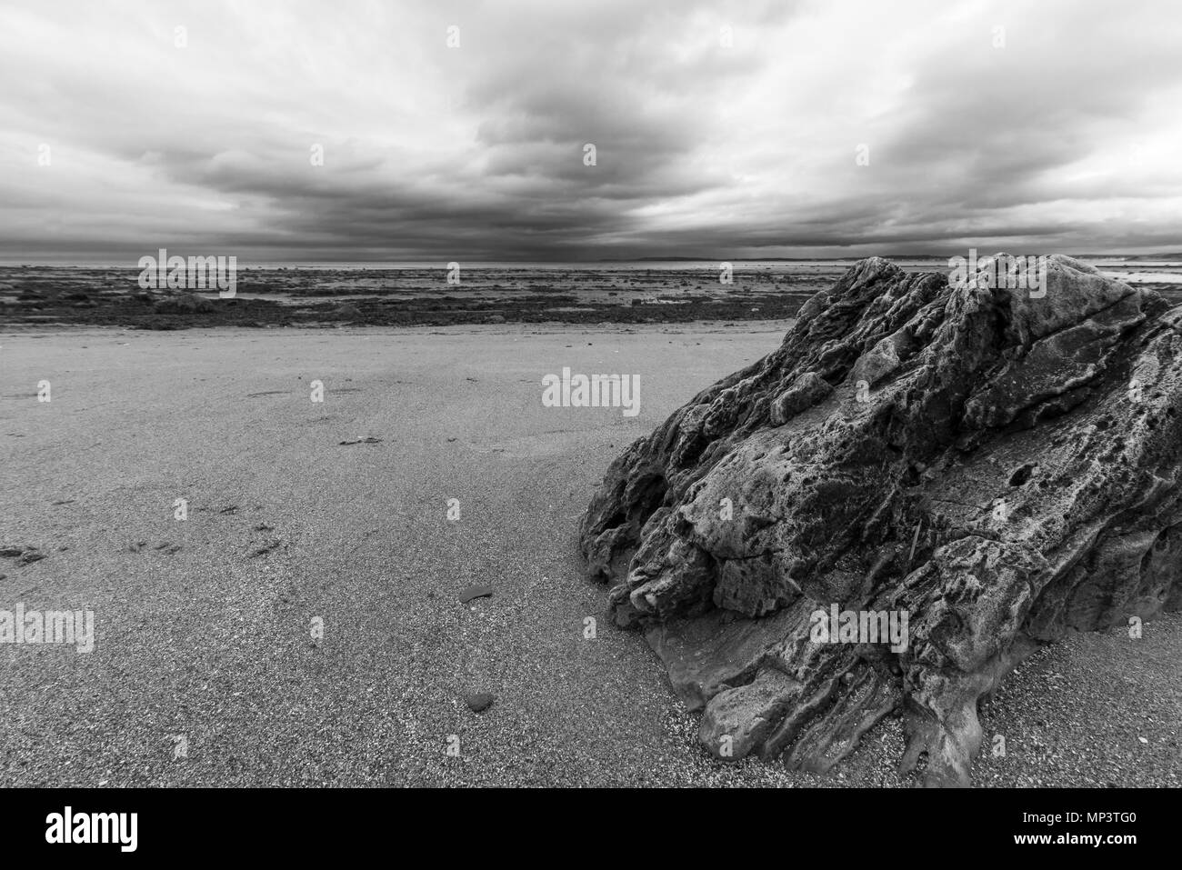 Ayr Strand Schottland Stockfoto