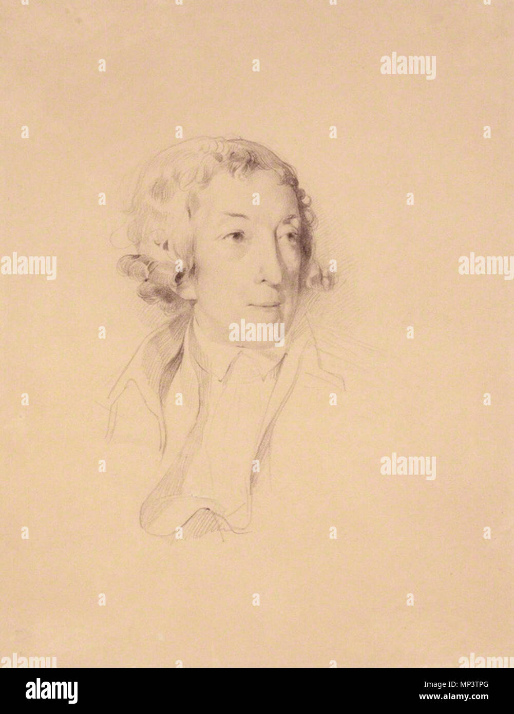 Von Sir Thomas Lawrence, Bleistift, 1795 NPG 3631; Horace Walpole 941 Oldhorry Stockfoto